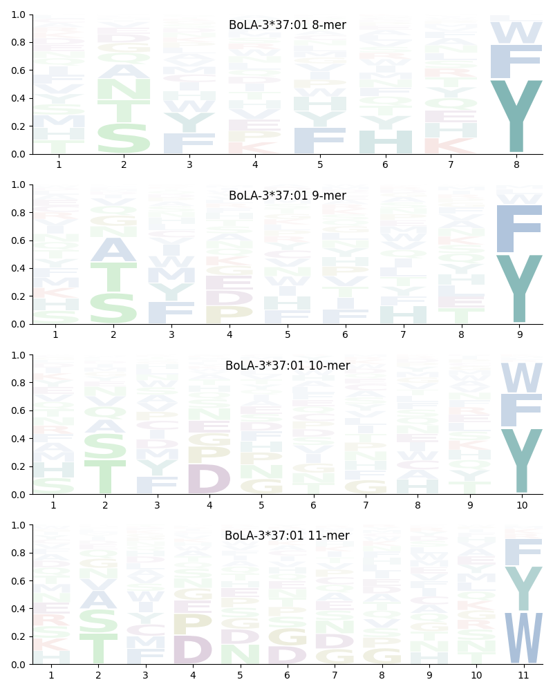 BoLA-3*37:01 motif