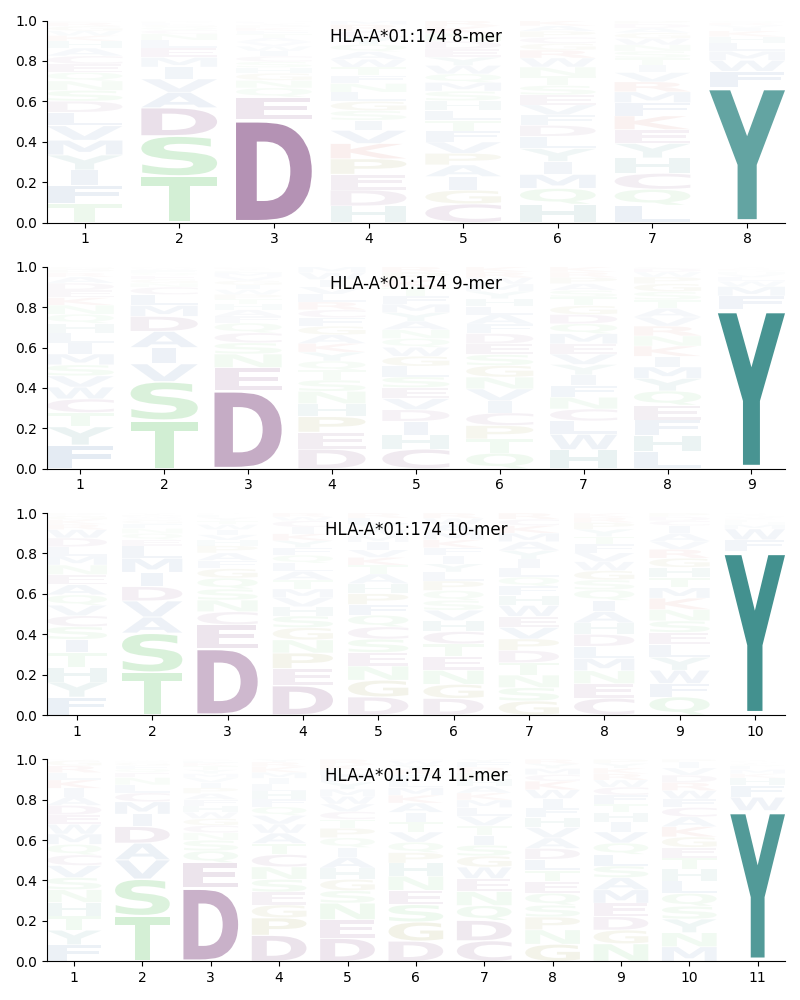 HLA-A*01:174 motif