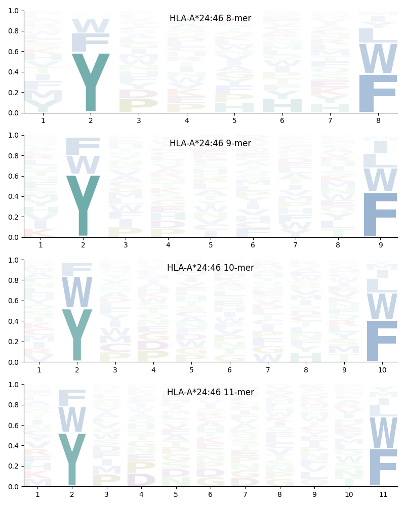 HLA-A*24:46 motif