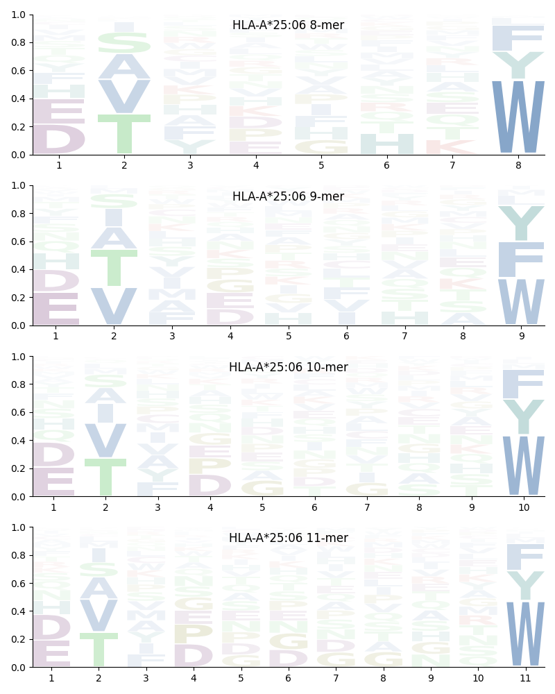 HLA-A*25:06 motif