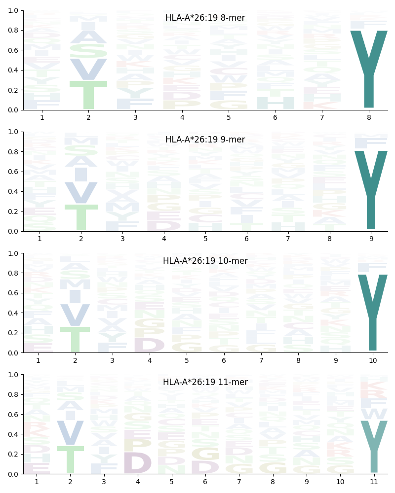 HLA-A*26:19 motif