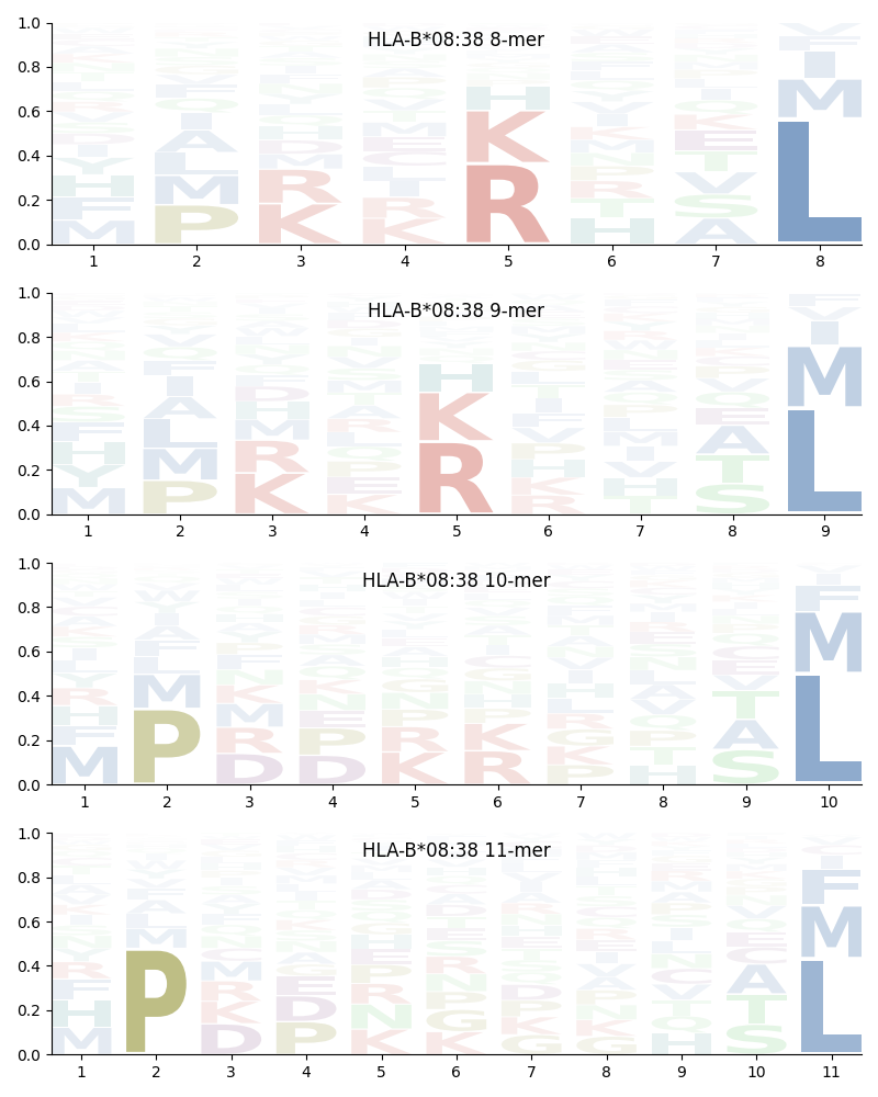 HLA-B*08:38 motif