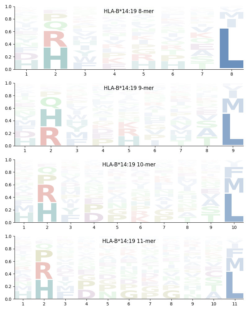 HLA-B*14:19 motif