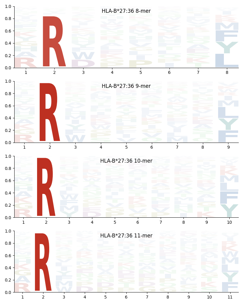 HLA-B*27:36 motif