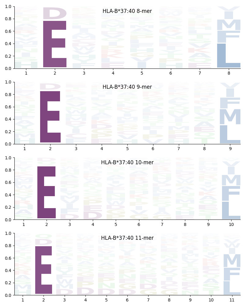 HLA-B*37:40 motif