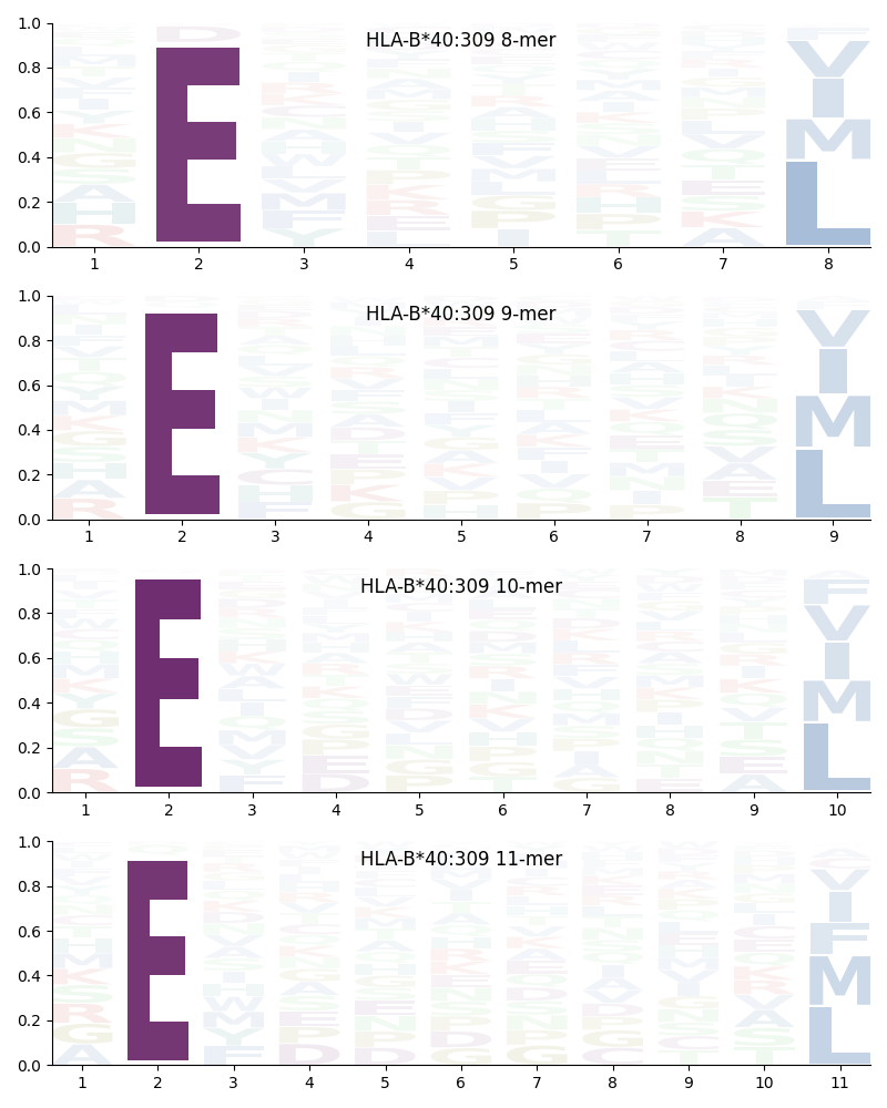 HLA-B*40:309 motif