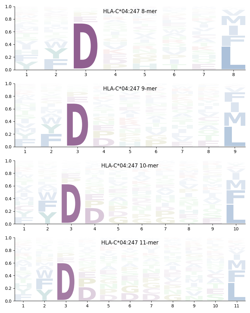 HLA-C*04:247 motif