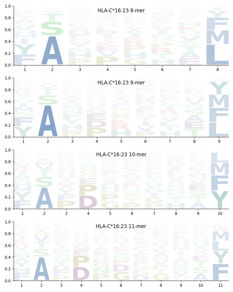 HLA-C*16:23 motif