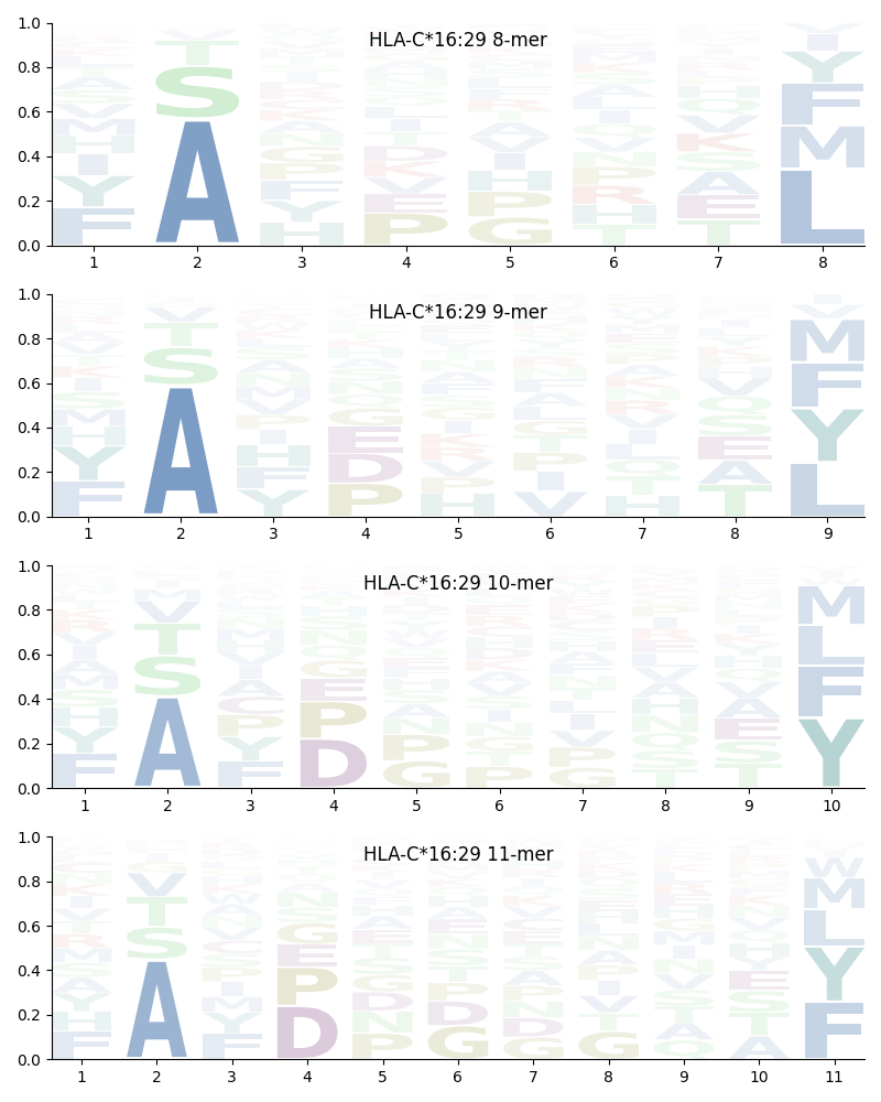 HLA-C*16:29 motif