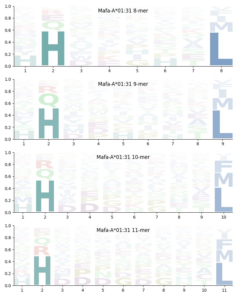 Mafa-A*01:31 motif