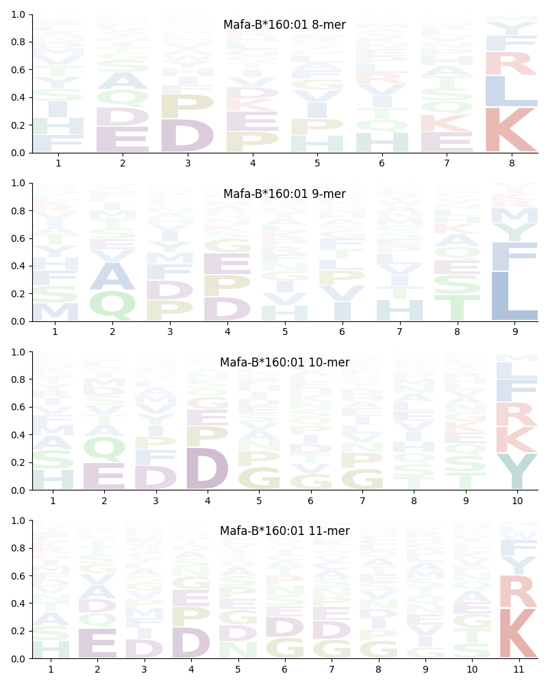 Mafa-B*160:01 motif