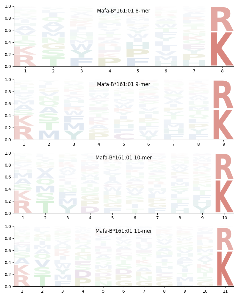 Mafa-B*161:01 motif