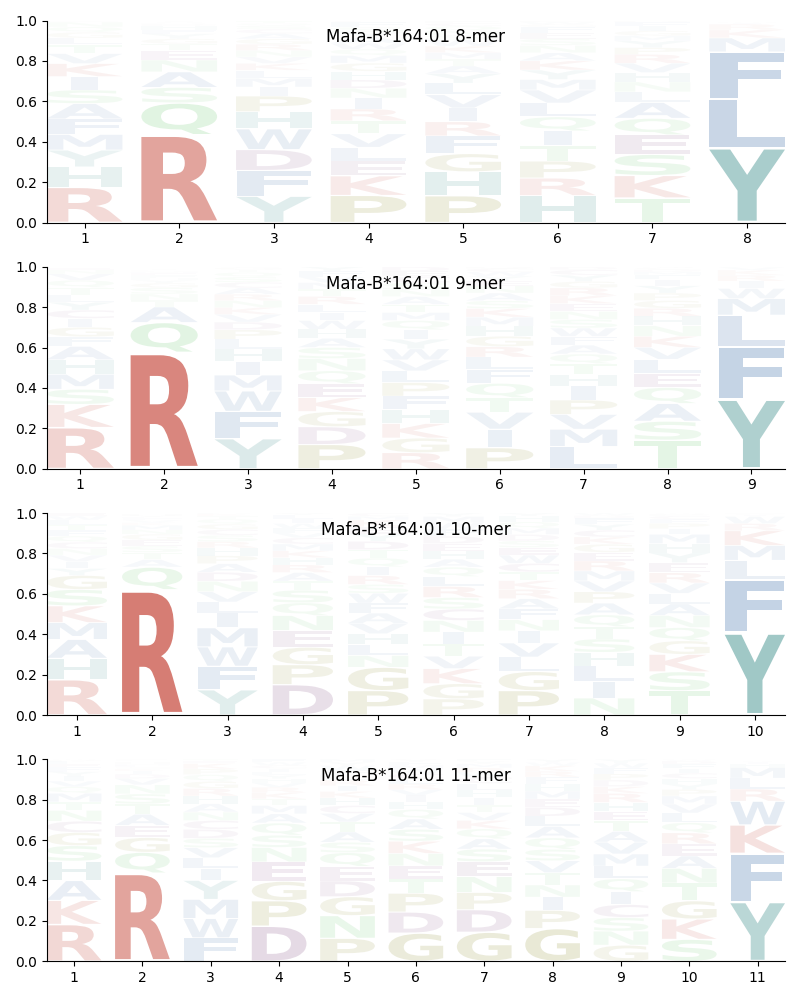 Mafa-B*164:01 motif