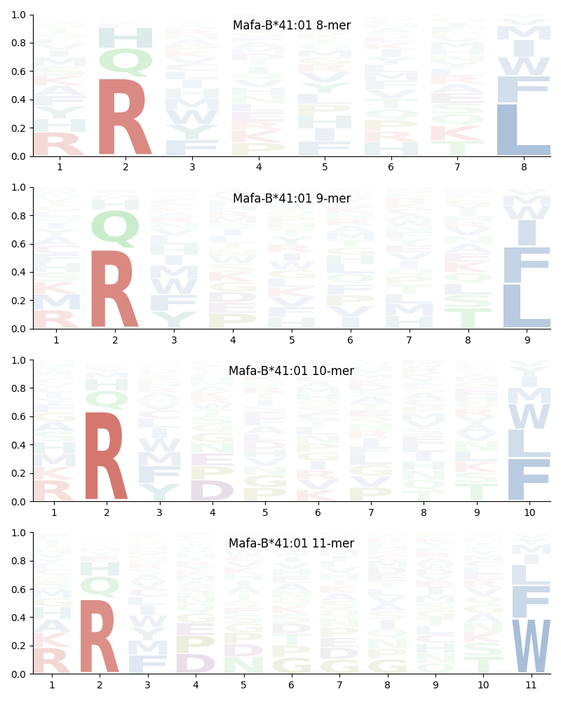 Mafa-B*41:01 motif