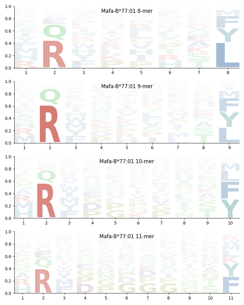 Mafa-B*77:01 motif