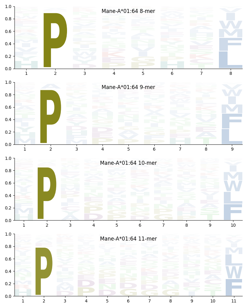 Mane-A*01:64 motif