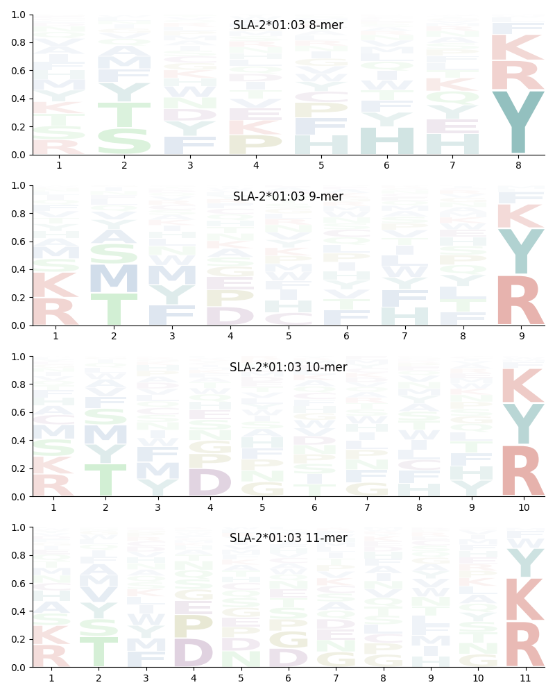 SLA-2*01:03 motif