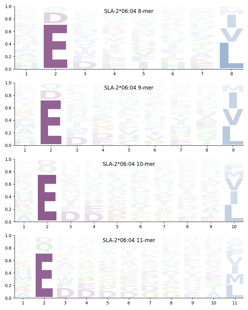 SLA-2*06:04 motif