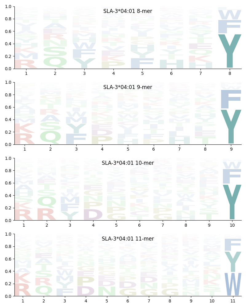 SLA-3*04:01 motif